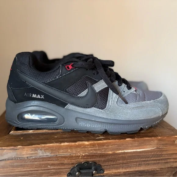 Nike Air Max Men's Black and Gray Sneakers - Picture 1 of 7